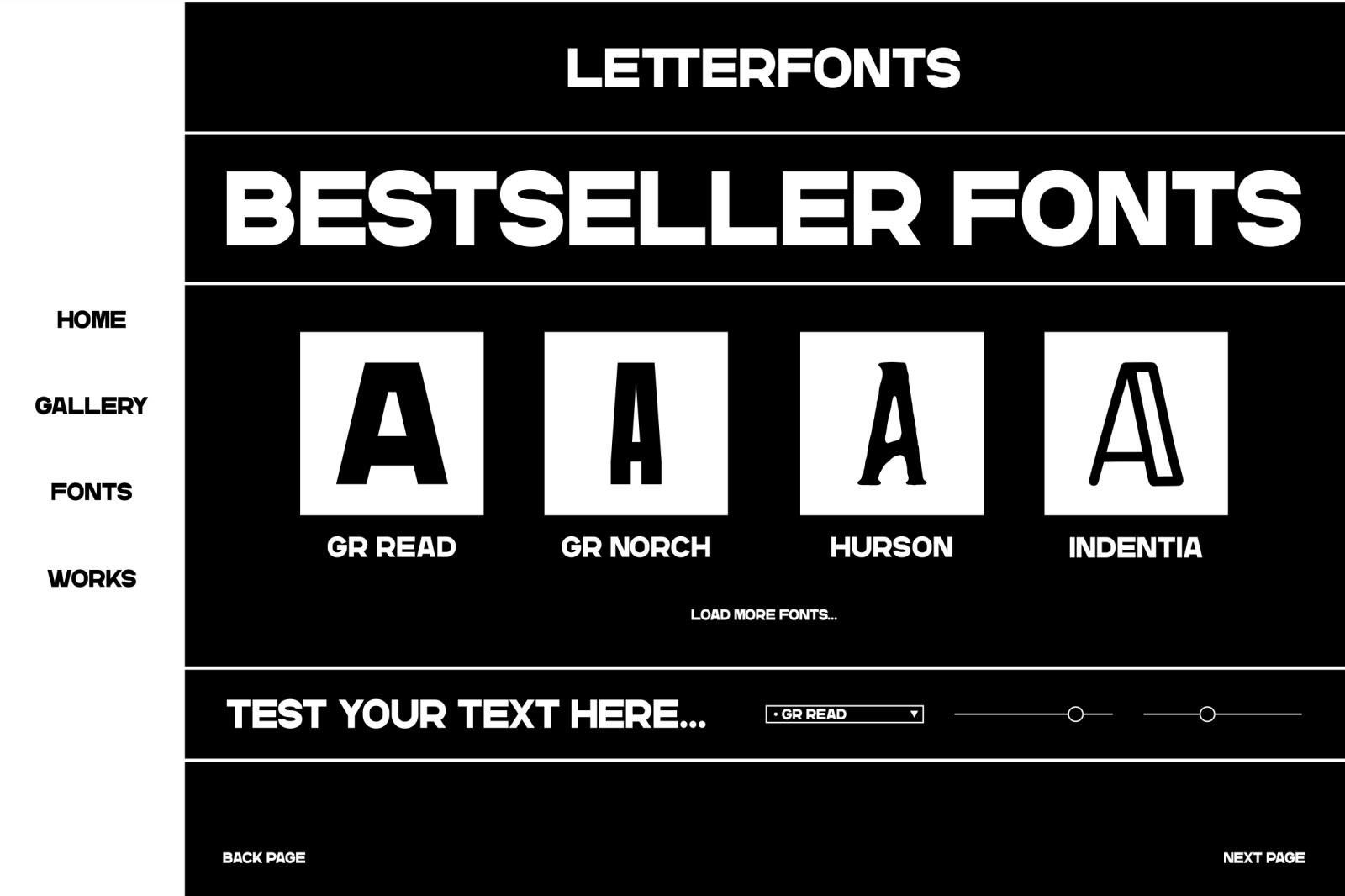 GR Read - Headline Font