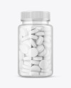 Clear Pills Bottle Mockup