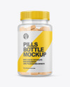 Clear Pills Bottle Mockup