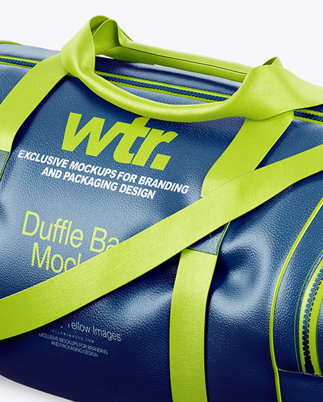 Leather Duffel Bag Mockup