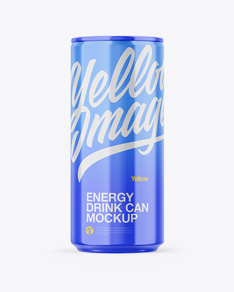 Glossy Can Mockup