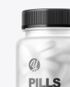 Frosted Pills Bottle Mockup