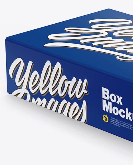 Glossy Box Mockup