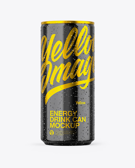 Glossy Can Mockup