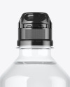 Clear PET Water Bottle Mockup