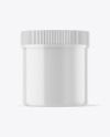 Glossy Plastic Jar Mockup