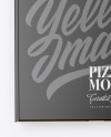 Closed Matte Pizza Box Mockup