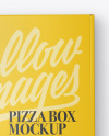 Closed Matte Pizza Box Mockup