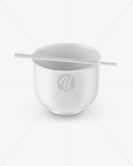 Matte Noodle Bowl Mockup