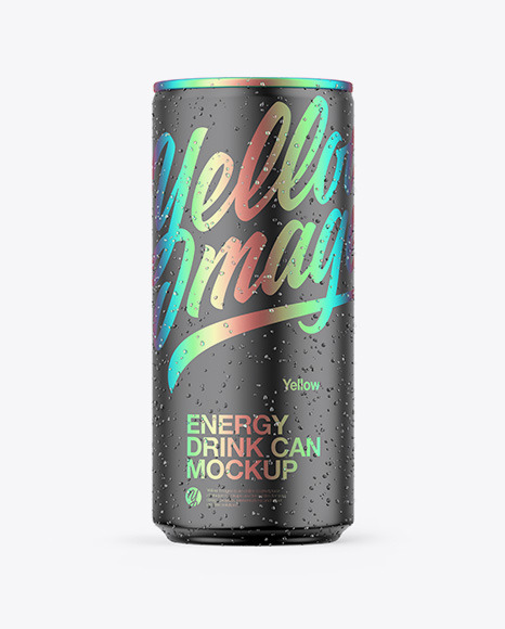 Matte Can Mockup