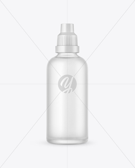 Frosted Glass Bottle Mockup