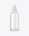 Frosted Glass Bottle Mockup