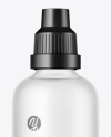 Frosted Glass Bottle Mockup