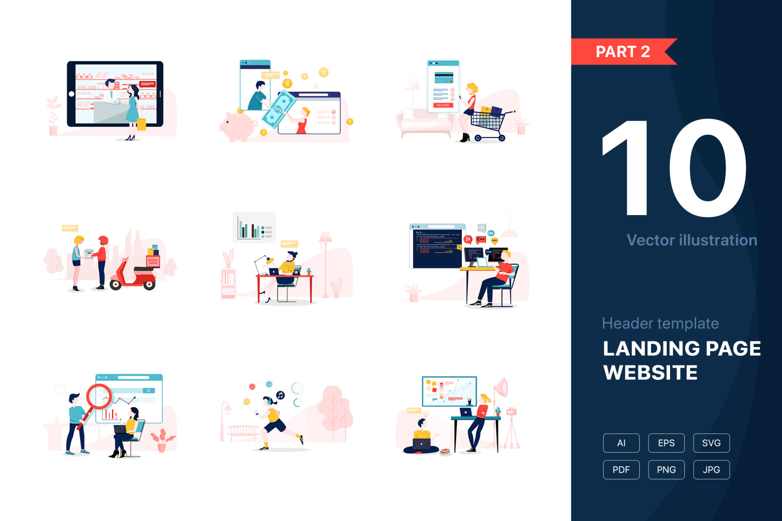 [Part 2] Website Illustrations Set