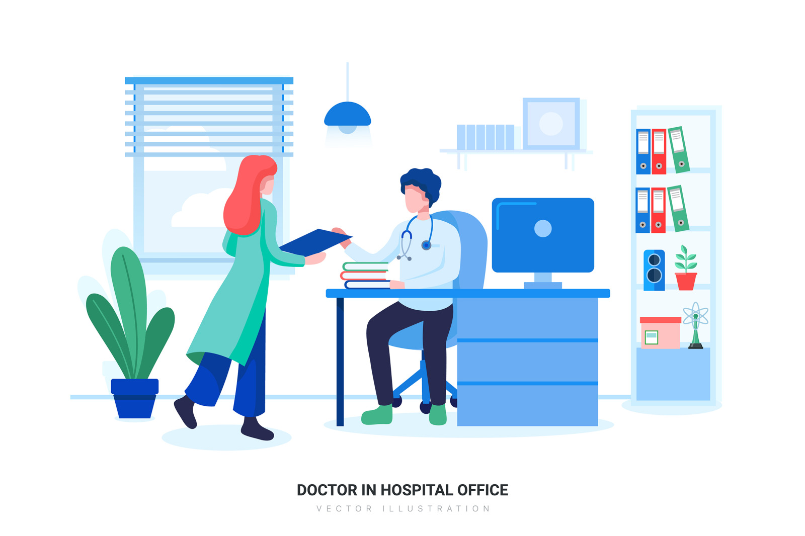 Hospital and Healthcare Vector Scenes Hospital and Healthcare Vector Scenes