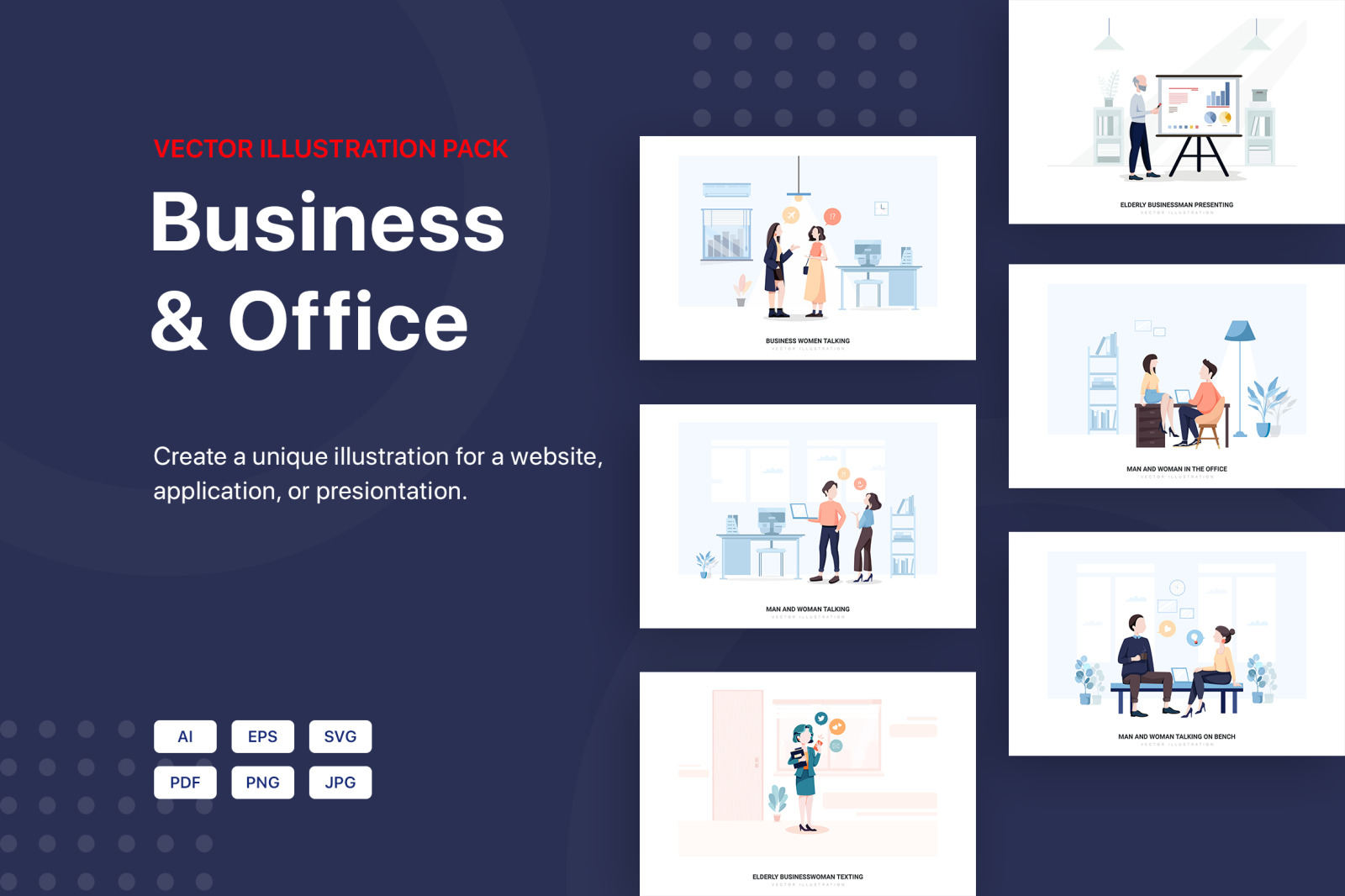 Office Culture Vector Illustration Pack Office Culture Vector Illustration Pack