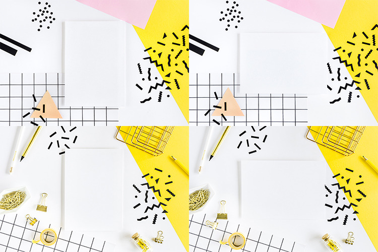 Memphis Style Bundle Mockups Memphis Style Bundle Mockups