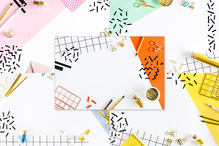 Memphis Style Bundle Mockups Memphis Style Bundle Mockups