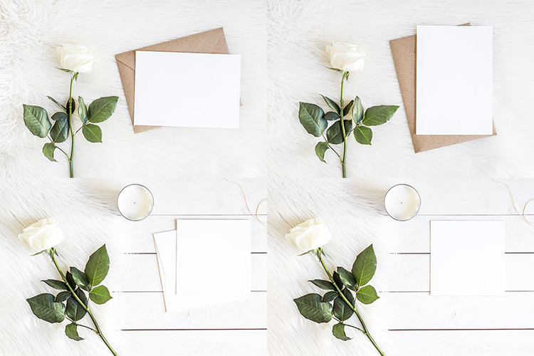 The White Rose Mockups Bundle