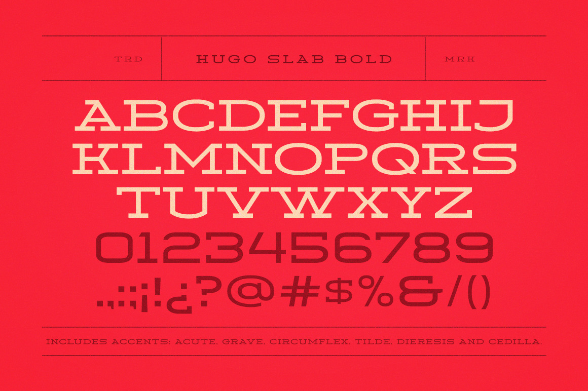 Hugo Slab Bold Serif Hugo Slab Bold Serif