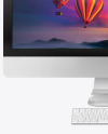 iMac Pro Keyboard and Mouse Mockup - Front View