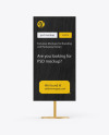 Wooden Stand Mockup