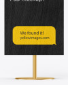 Wooden Stand Mockup