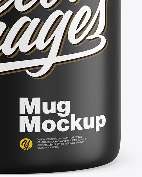 Matte Coffee Cup Mockup