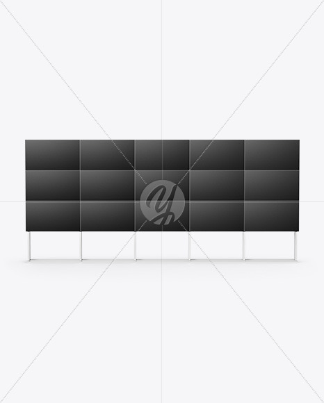 5x3 Video Wall Mockup