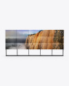 5x3 Video Wall Mockup