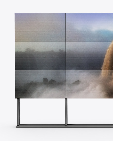 5x3 Video Wall Mockup