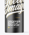 Matte Dropper Bottle Mockup