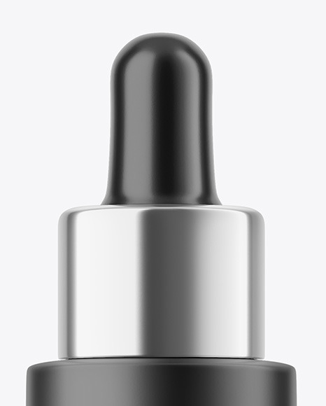 Matte Dropper Bottle Mockup