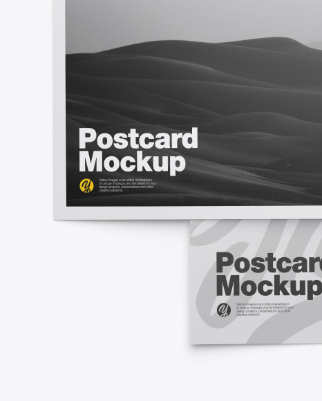 Matte A5 Postcard Mockup