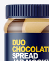 Duo Chocolate Spread Jar Mockup