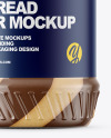 Duo Chocolate Spread Jar Mockup Duo Chocolate Spread Jar Mockup