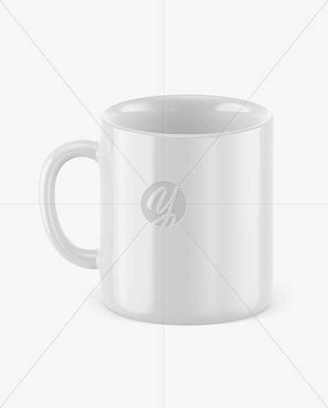 Glossy Coffee Cup Mockup