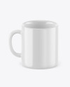 Glossy Coffee Cup Mockup