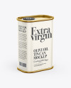 Matte Olive Oil Tin Can Mockup