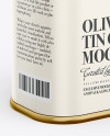 Matte Olive Oil Tin Can Mockup