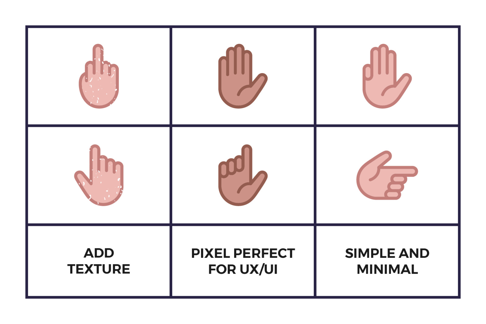 Hand Emoji Icon Set