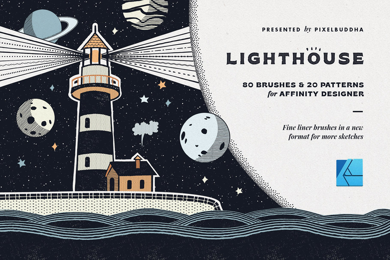 Lighthouse Liner Affinity Brushes Lighthouse Liner Affinity Brushes