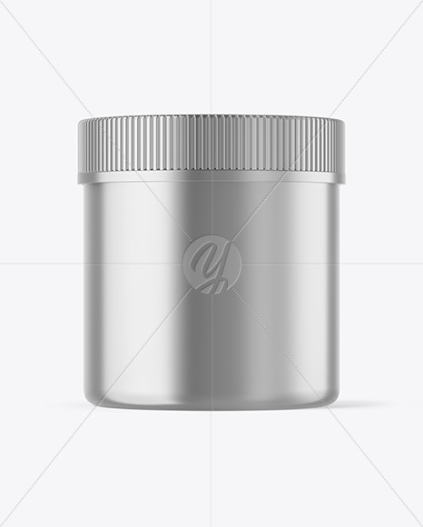 Metallic Jar Mockup