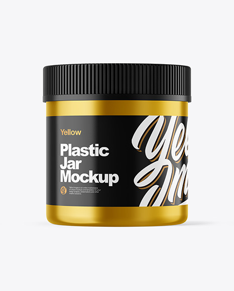 Metallic Jar Mockup