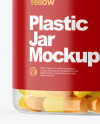 Clear Pills Jar Mockup