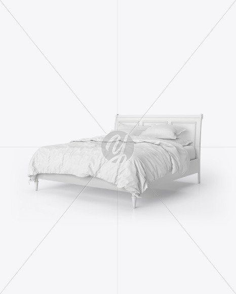 Double Bed Mockup