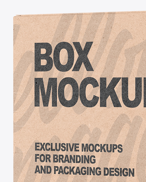 Kraft Box Mockup