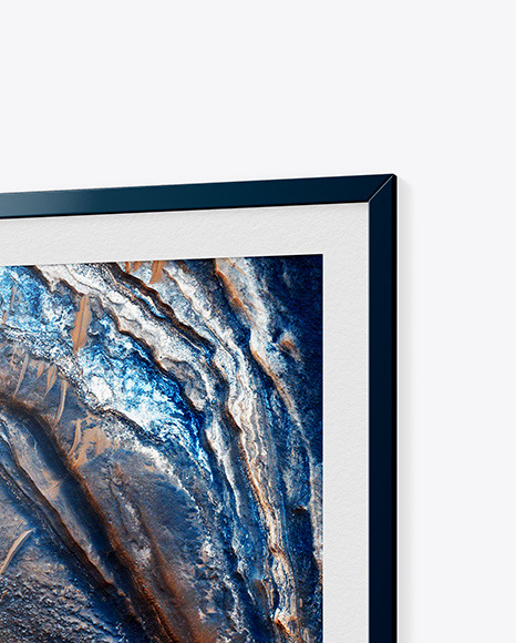 Glossy Photo Frame Mockup