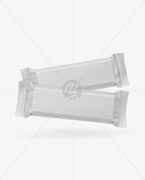 Two Kraft Snack Bars Mockup
