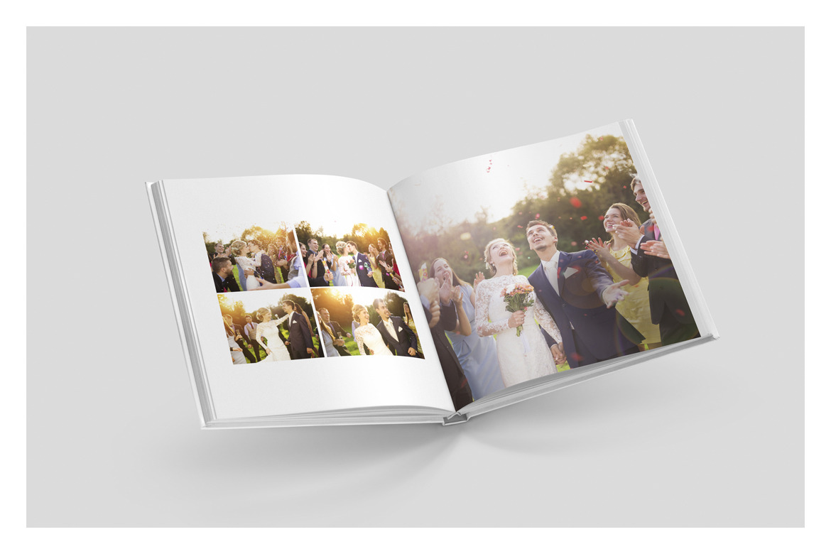 Wedding Photo Album Template on Yellow Images Creative Store - 57901